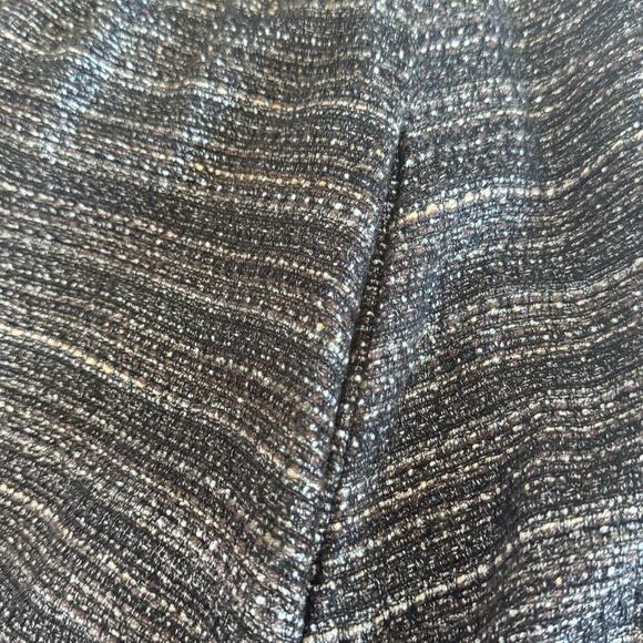 New Moulinette Soeurs Anthropologie Glissade Dress Grey Gris Shimmer Tweed Sz 2 - Picture 7 of 16